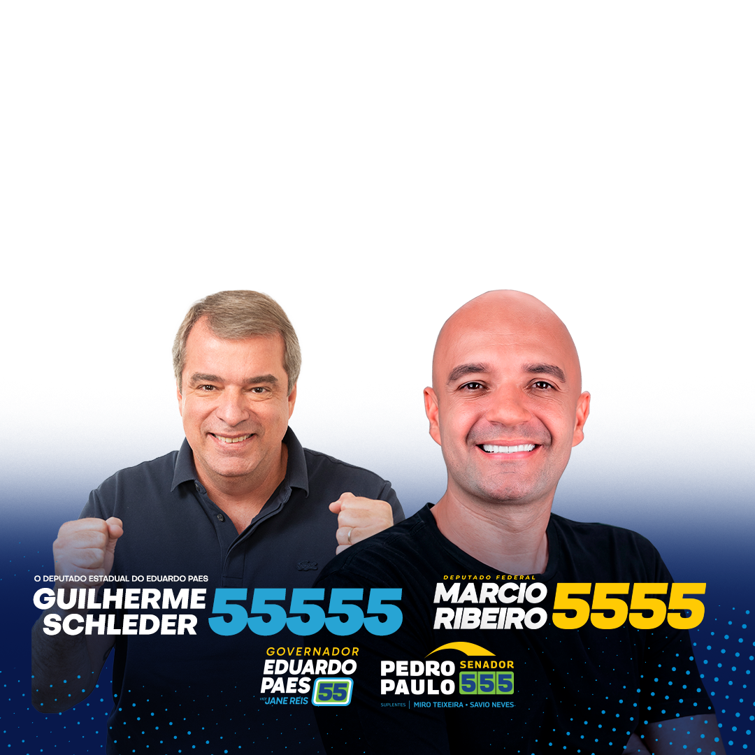Moldura de Guilherme Schleder 55555 e Marcio Ribeiro 5555