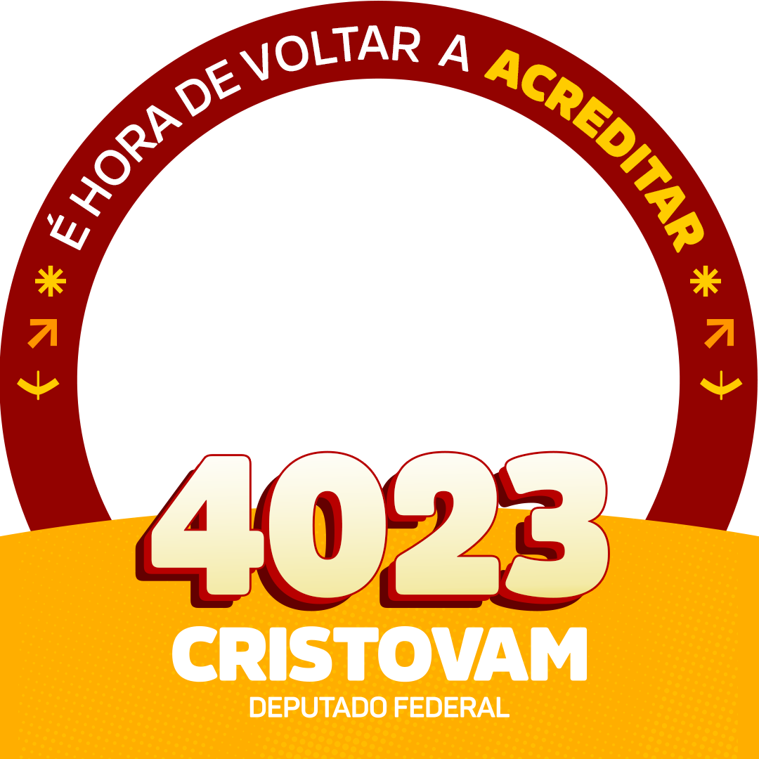 Moldura de TÔ COM CRISTOVAM 4023