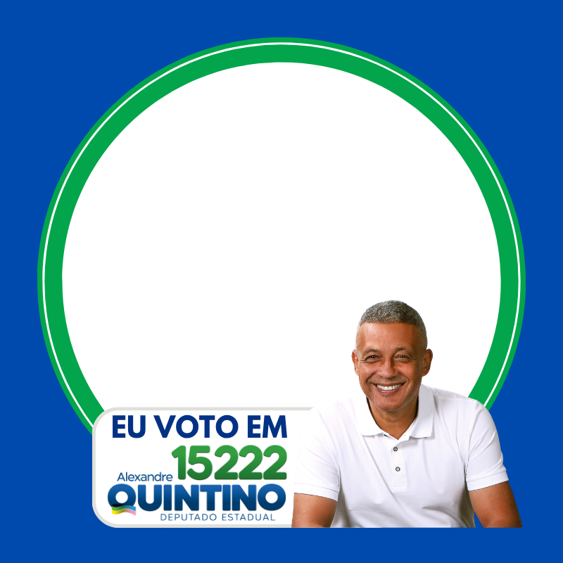 Moldura de Eu Voto em 15222