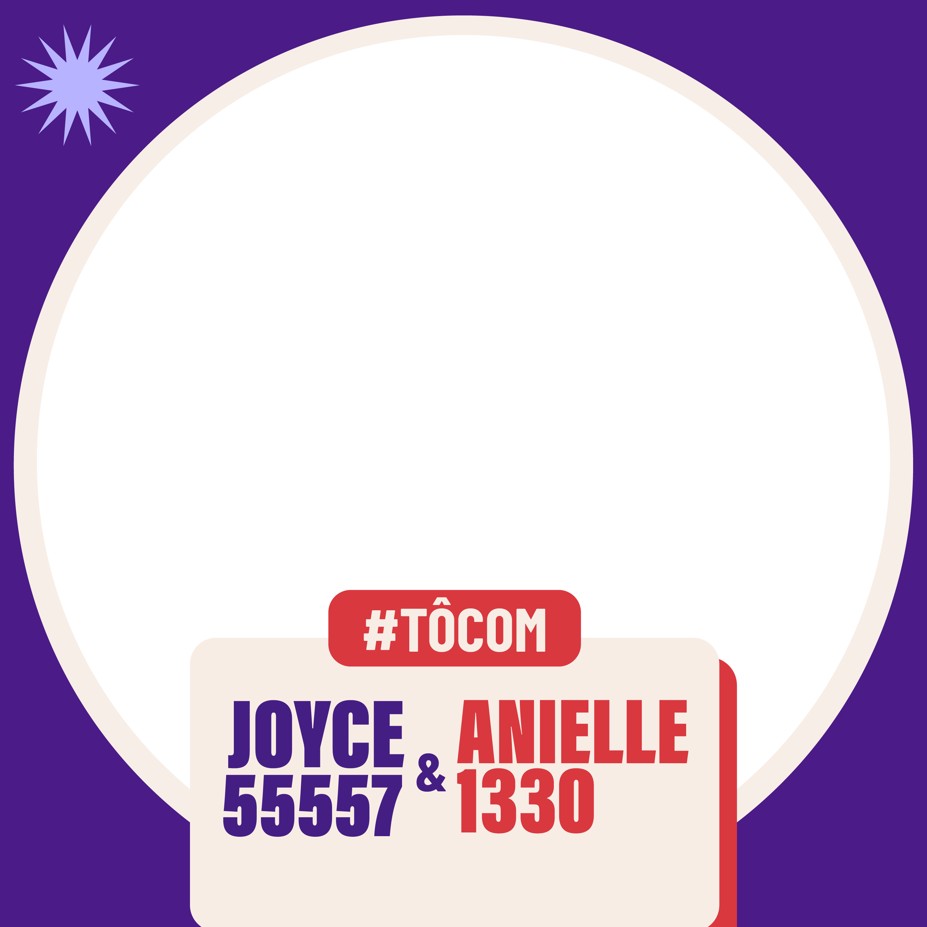 Moldura de Joyce e Anielle