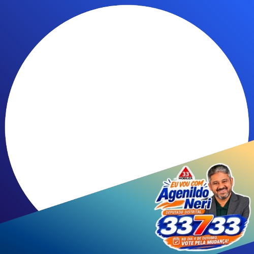 Moldura de Eu Vou Com AGN