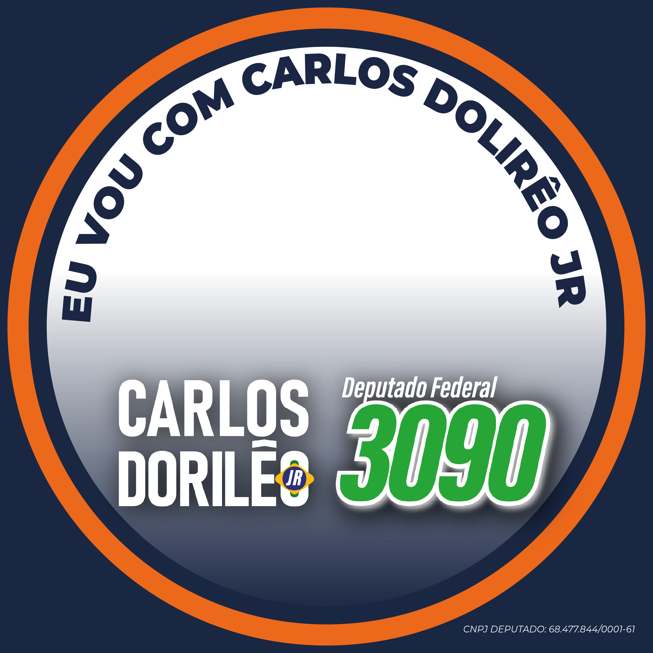 Moldura de Eu Apoio o 3090