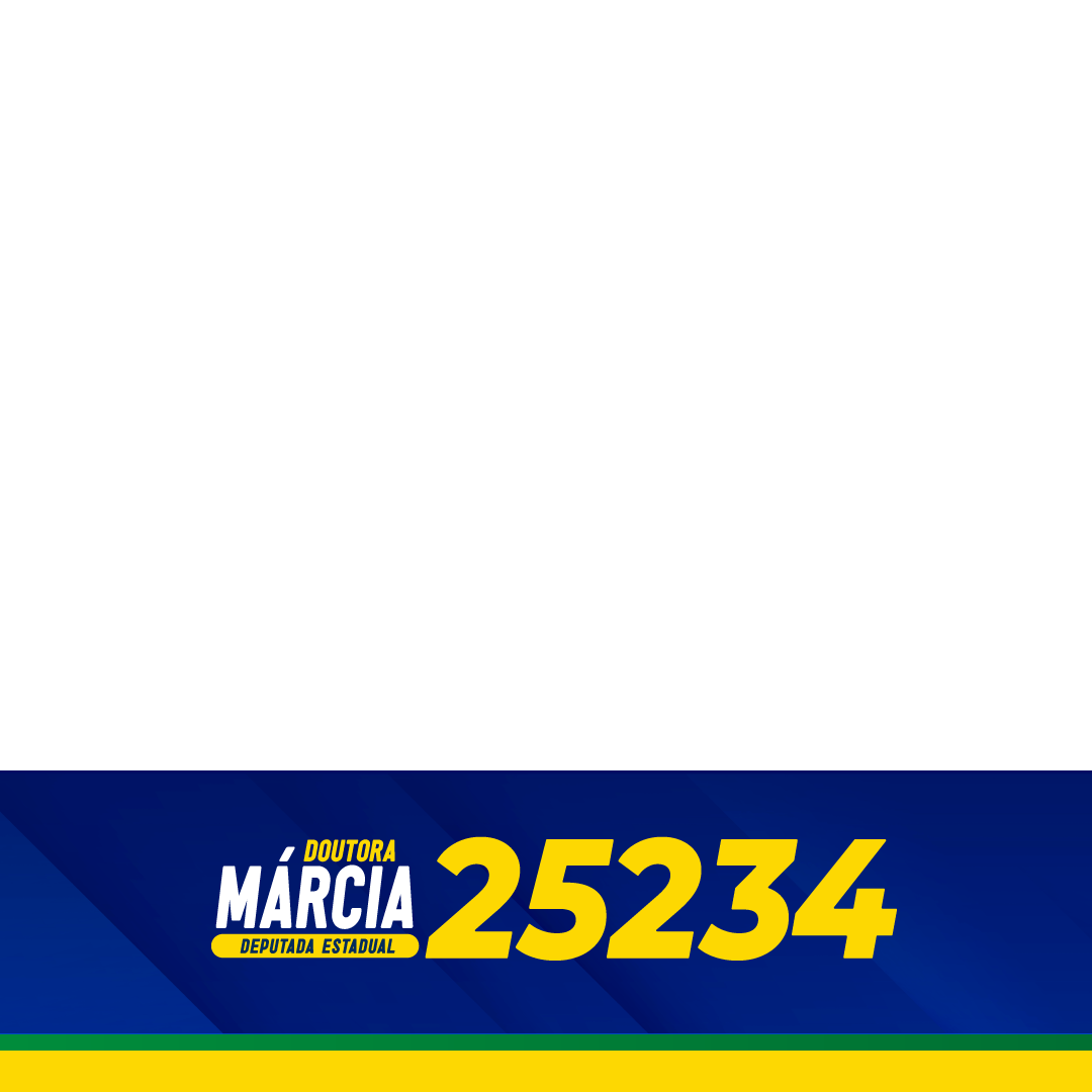 Moldura de Eu apoio a Dra. Márcia