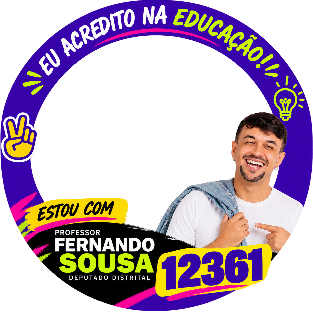 Marco de Eu Acredito na Educação - Professor Fernando Sousa 12361