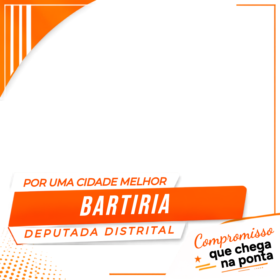 Moldura de Eu apoio Bartiria
