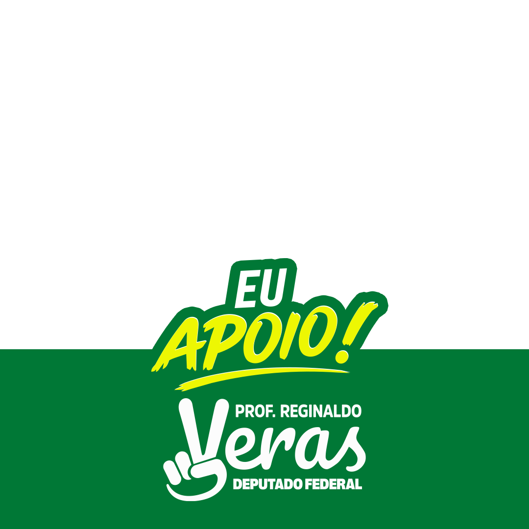 Moldura de Eu apoio Prof. Reginaldo Veras