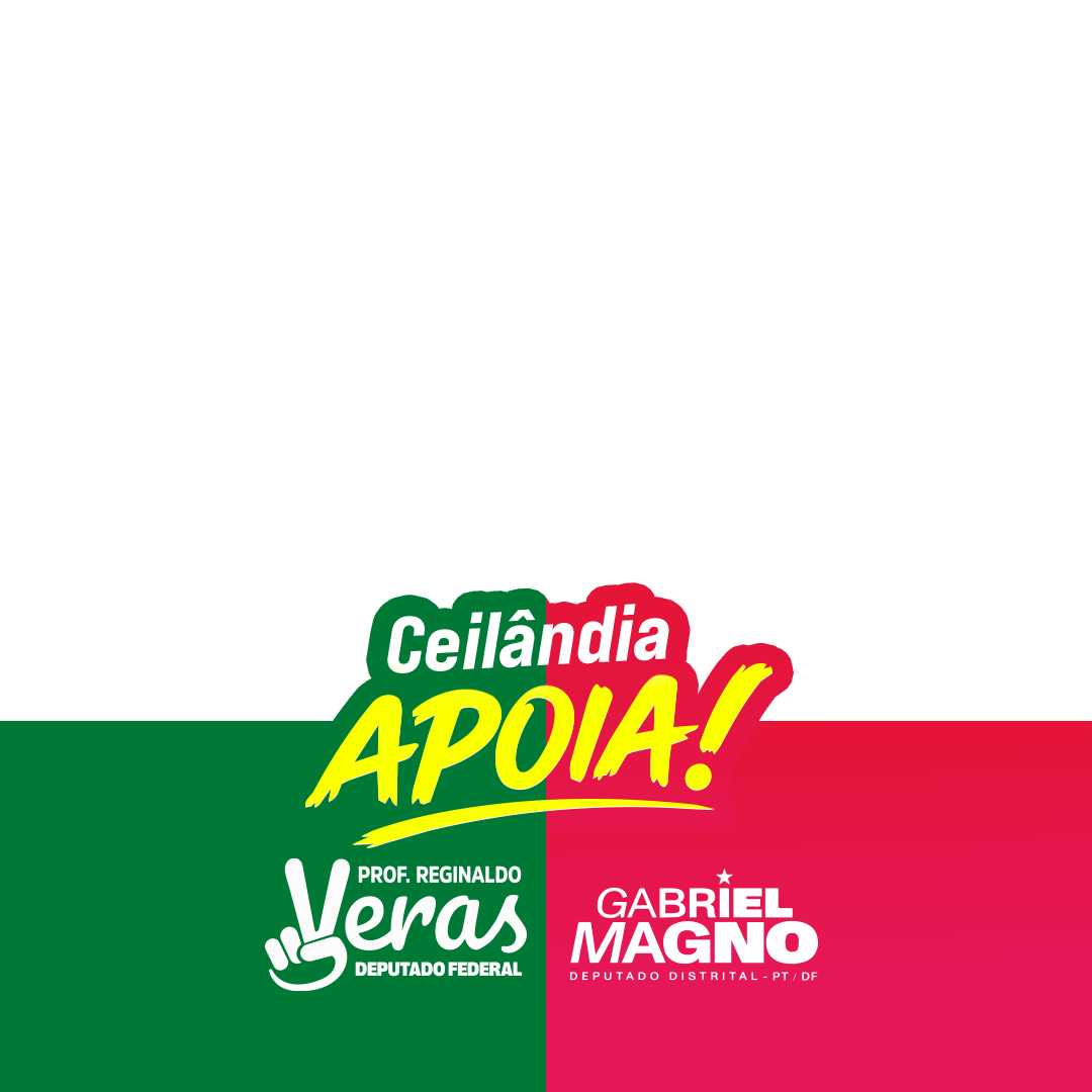 Moldura de Ceilândia com Reginaldo e Gabriel