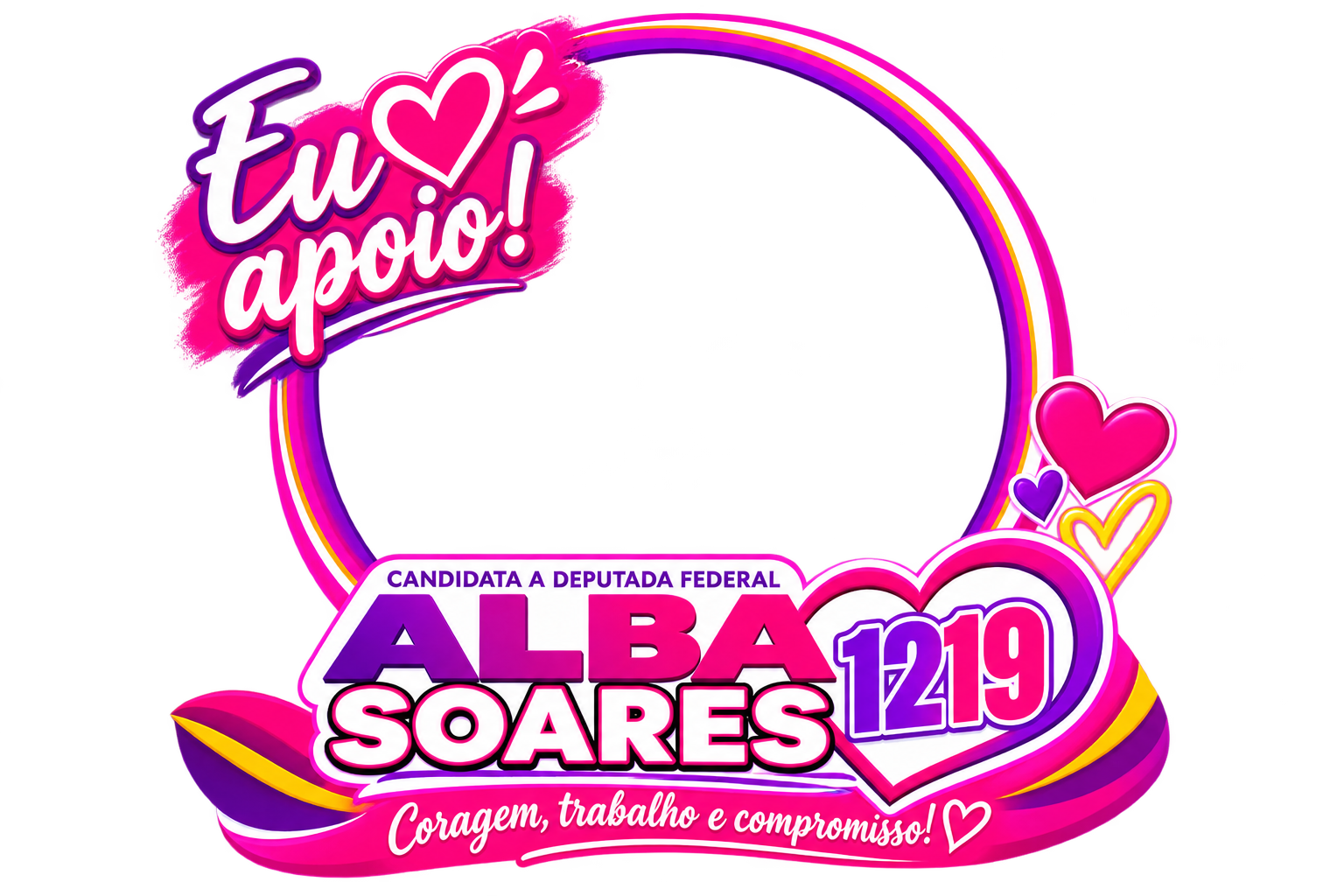 Moldura de Eu Apoio Alba Soares 1219