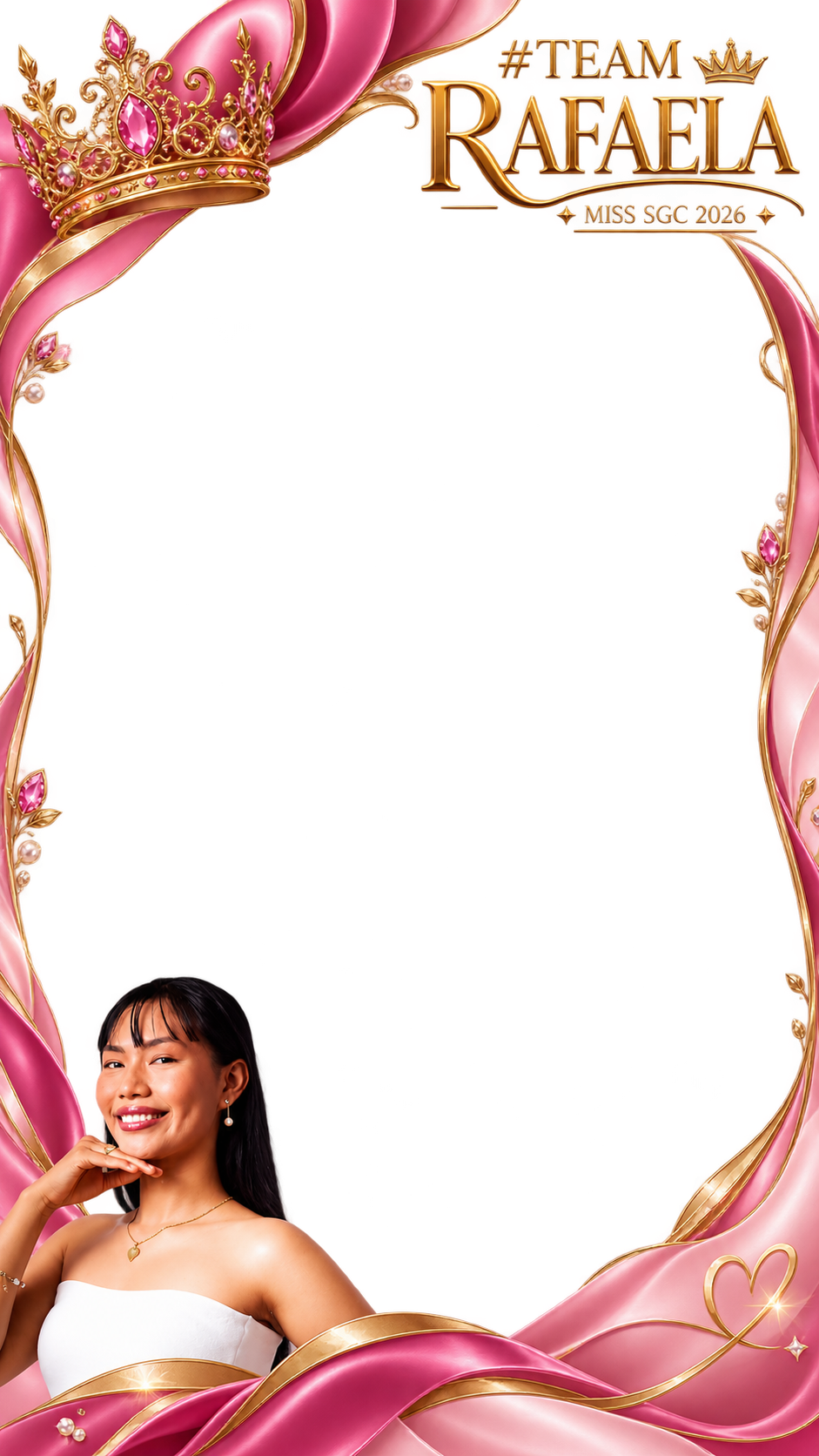Moldura de MISS SGC 2026 RAFAELA GONÇALVES