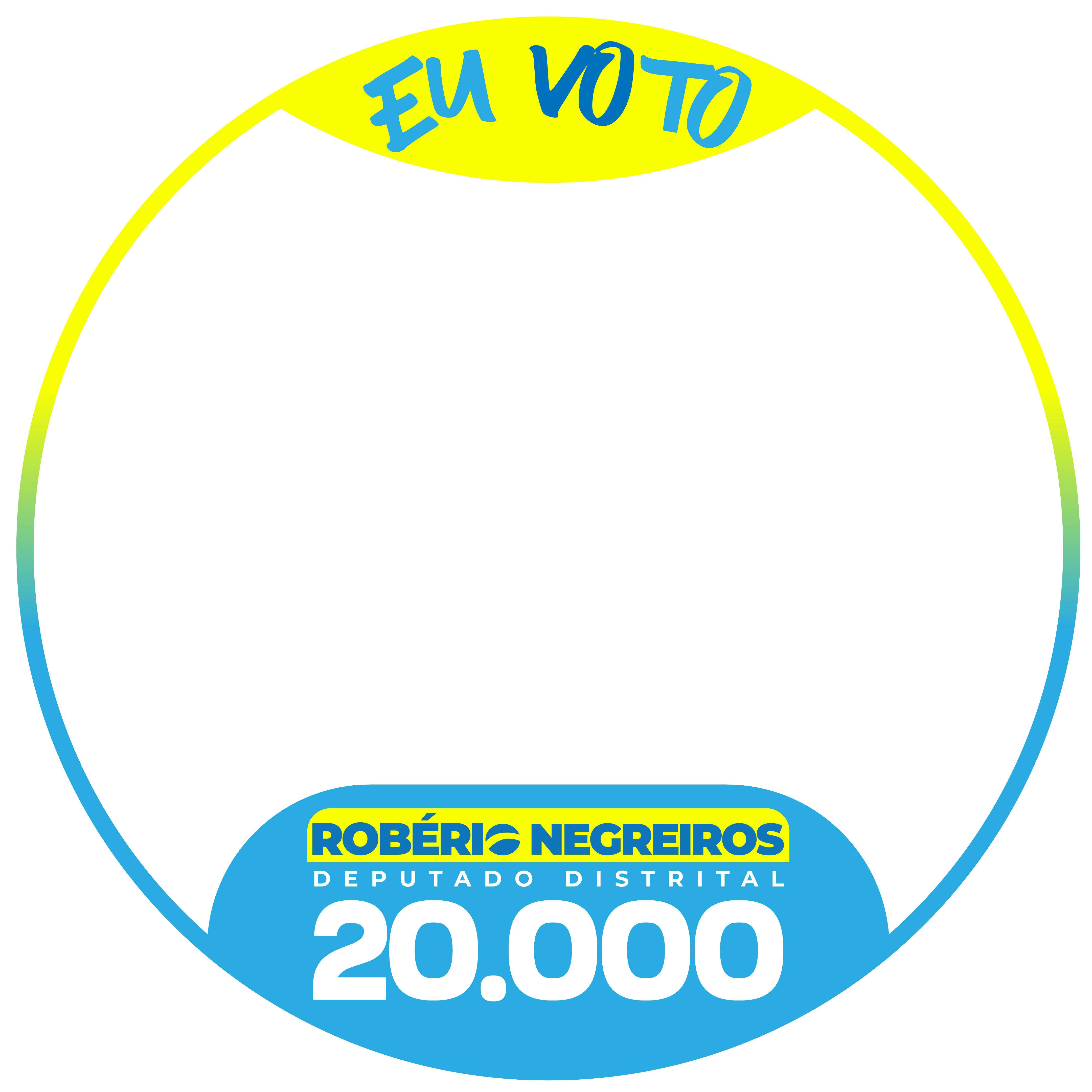 Moldura de Vote Robério Negreiros